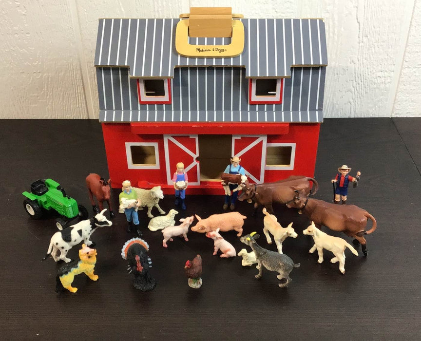 used Melissa & Doug Fold & Go Barn