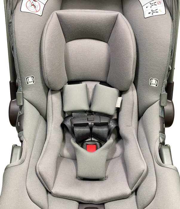 Nuna PIPA rx Infant Car Seat with RELX Base, 2022, Granite