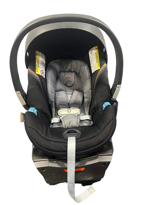 used Cybex Aton 2 Infant Car Seat, Pepper Black, 2021