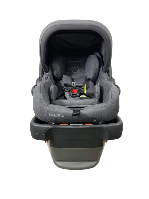 secondhand UPPAbaby MESA V2 Infant Car Seat, Greyson (Charcoal Melange Merino Wool), 2023