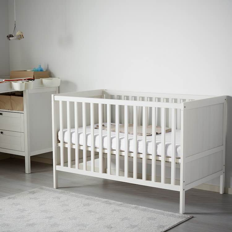 Ikea Sundvik Crib Average Size Of A Crib IKEA SUNDVIK Crib With