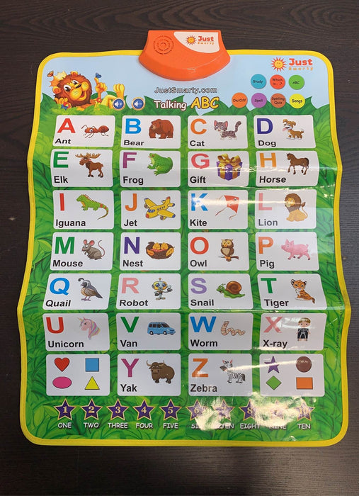 used Just Smarty Alphabet Wall Chart