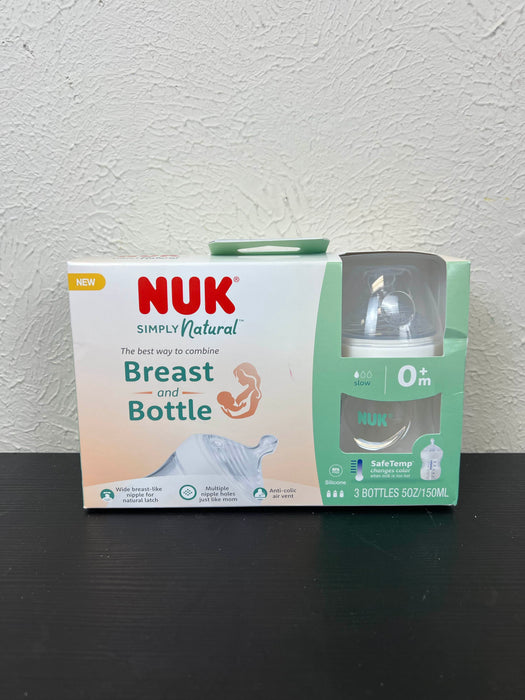 Shop NUK Simply Natural Bottles, 3 Pack, 5 oz at GoodBuy Gear