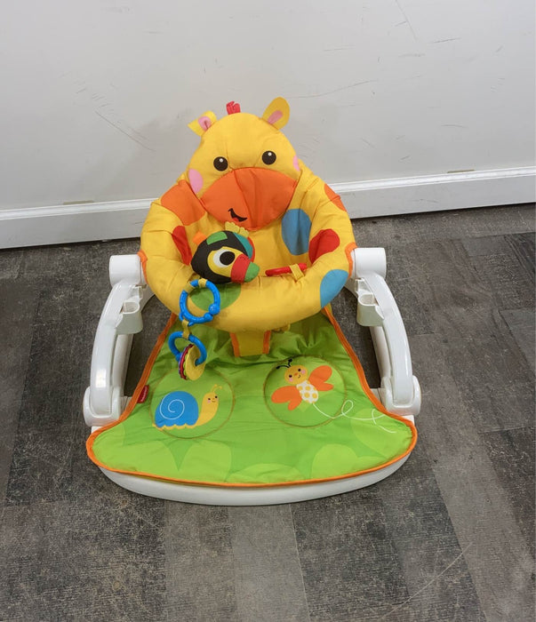 used Fisher Price Sit-Me-Up Floor Seat, Giraffe