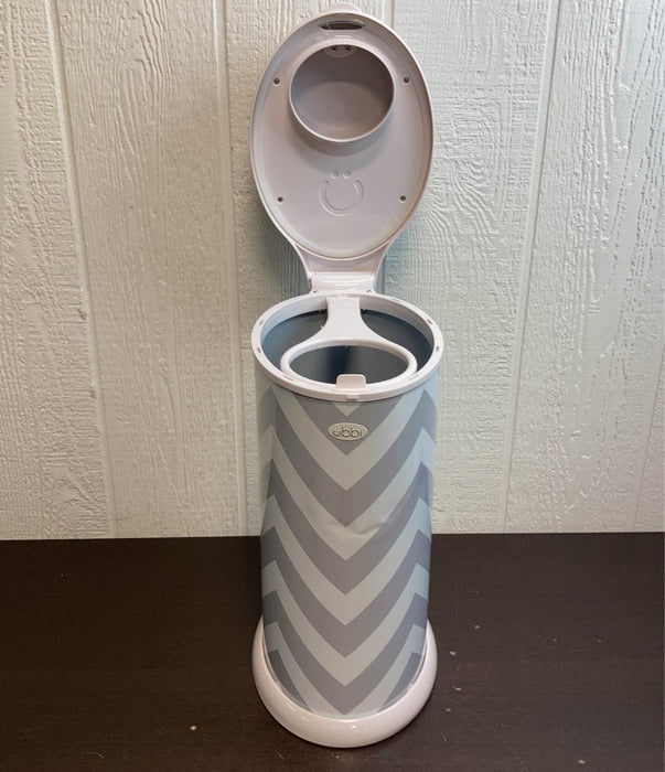 Shop Ubbi Diaper Pail, Grey Chevron at GoodBuy Gear