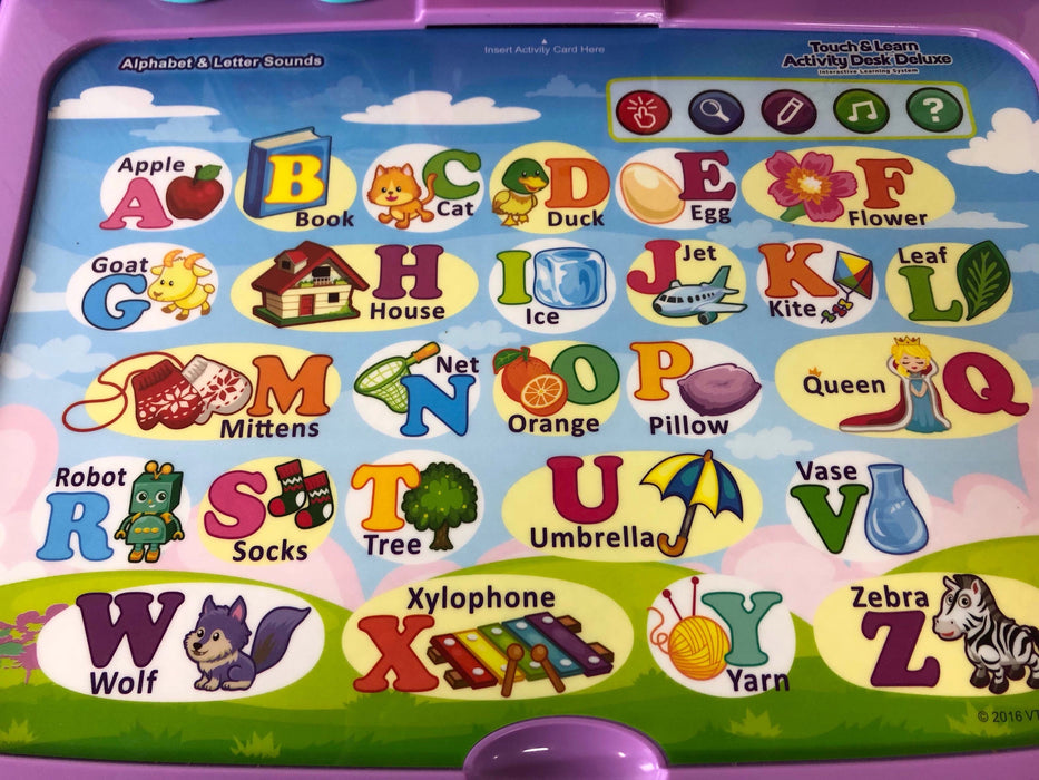 used VTech Touch And Learn Activity Desk