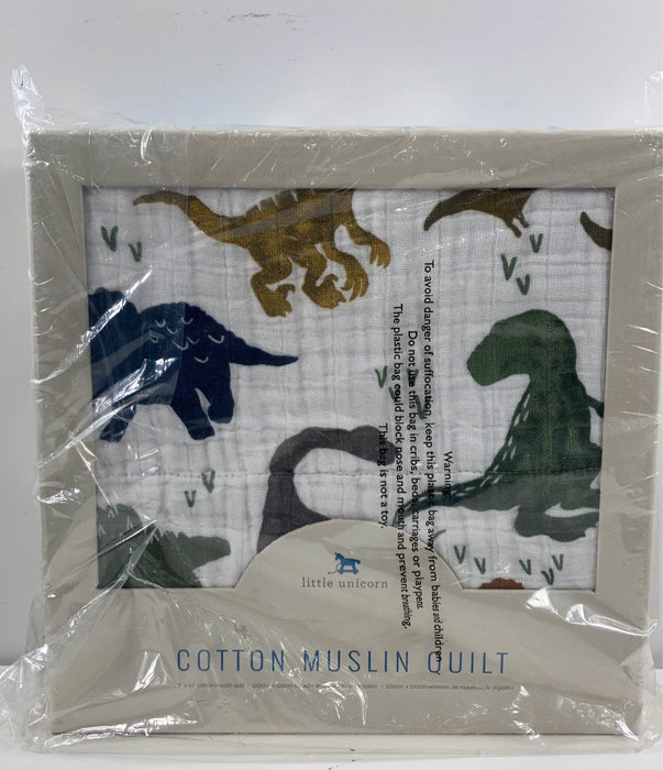 Shop Little Unicorn Cotton Muslin Quilt, Dinosaur at GoodBuy Gear