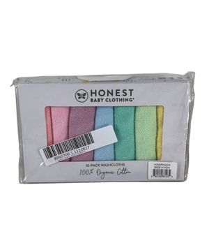 HONEST BABY CLOTHING 10-Pack Organic Cotton Wash Cloths