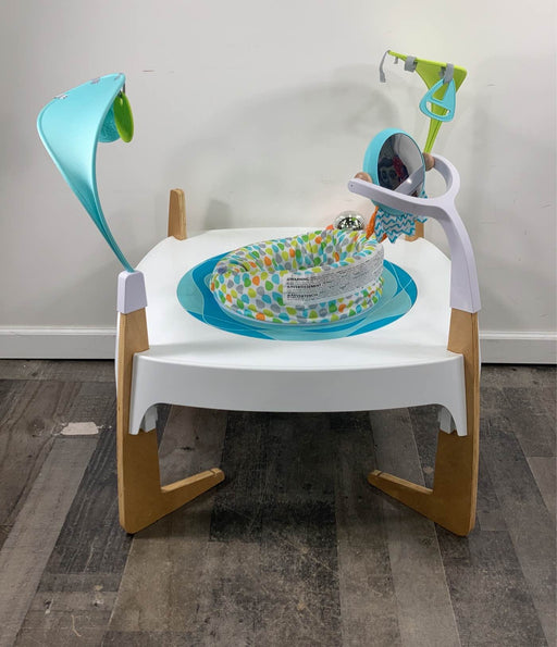 secondhand Evenflo ExerSaucer Gleeful Sea 2-In-1 Activity Center + Art Table