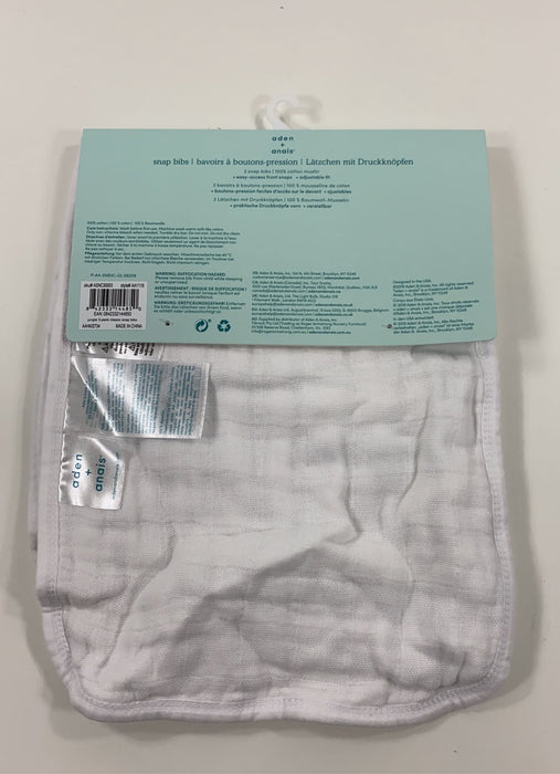 Shop Aden + Anais Muslin Snap Bibs 3 Pack, Jungle at GoodBuy Gear