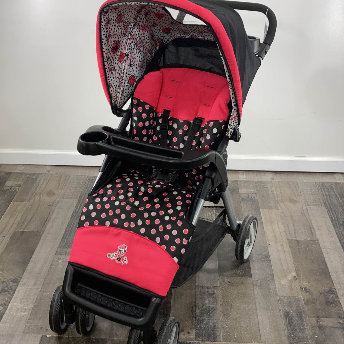 Disney Baby Simple Fold Travel System Stroller, Minnie Mouse