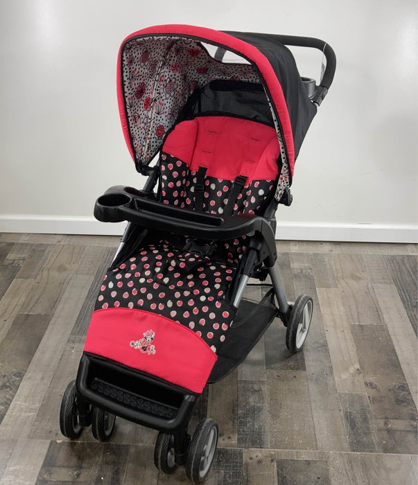 used Disney Baby Simple Fold Travel System Stroller, Minnie Mouse