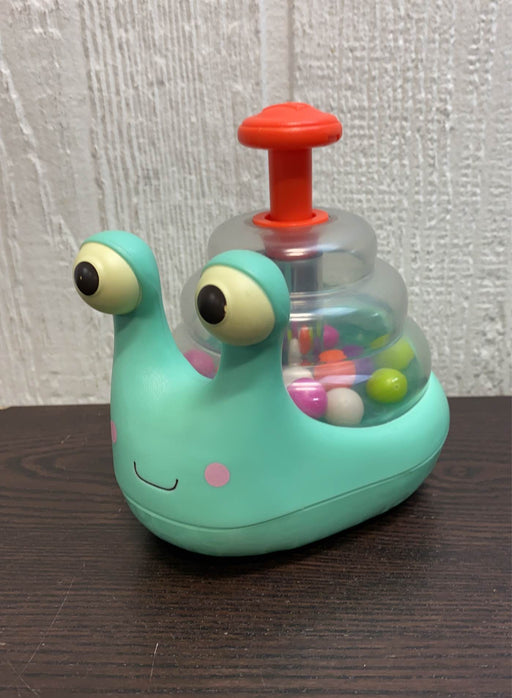 used B. toys Escar-Glooooow Spinning Snail Popper