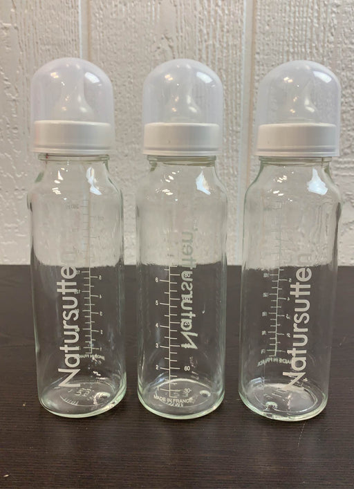 used Natursutten 8 Oz. Glass Bottles