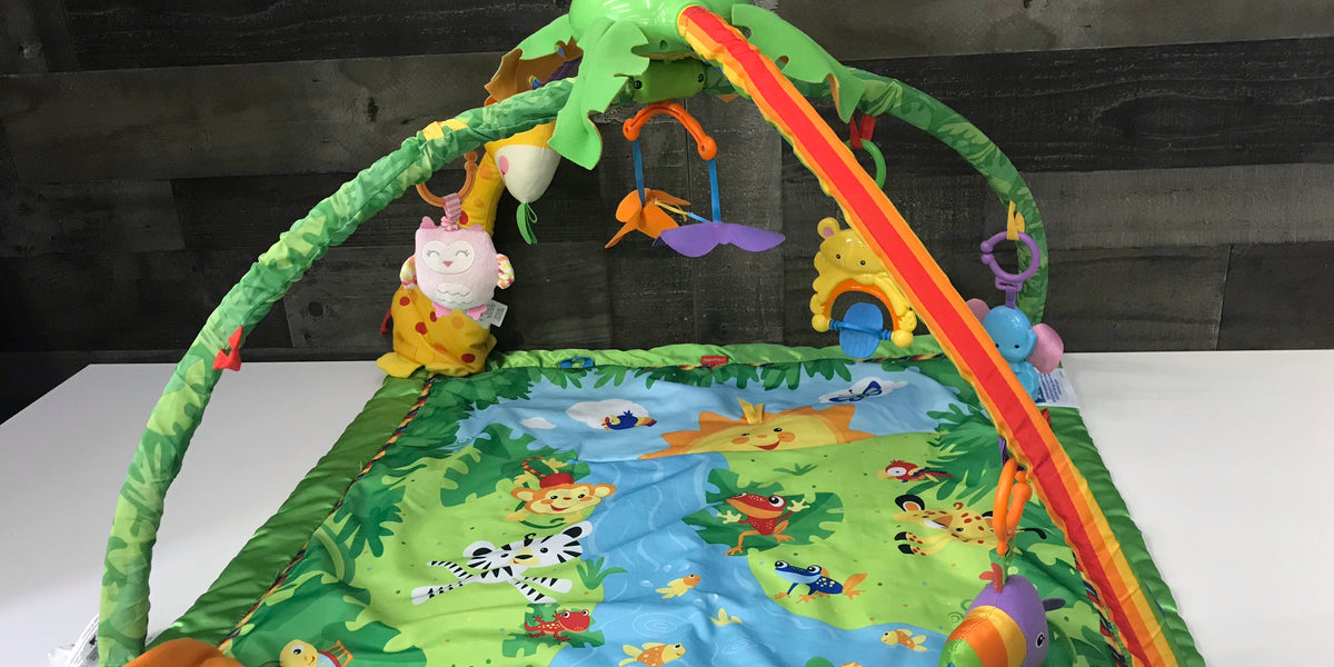 Fisher Price Rainforest Melodies and Lights Deluxe Gym