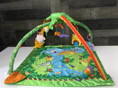 used Fisher Price Rainforest Melodies and Lights Deluxe Gym