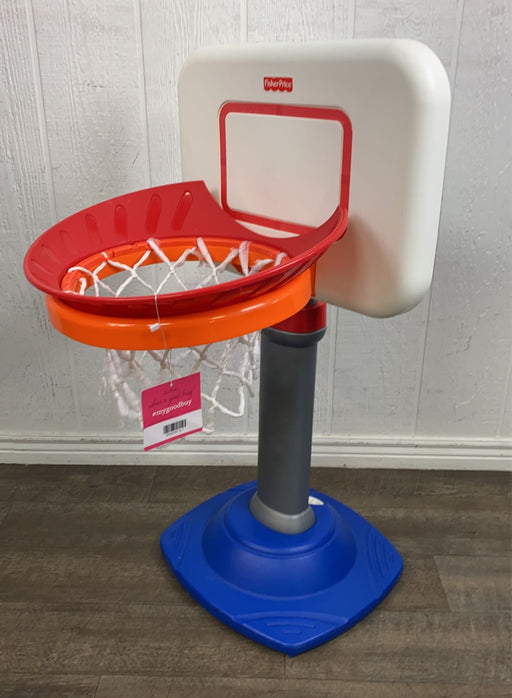 secondhand Fisher Price Grow To Pro Basketball Hoop