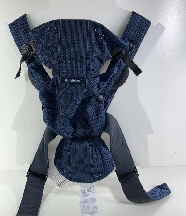 secondhand BabyBjorn Baby Carrier Mini, Anthracite 3D Mesh