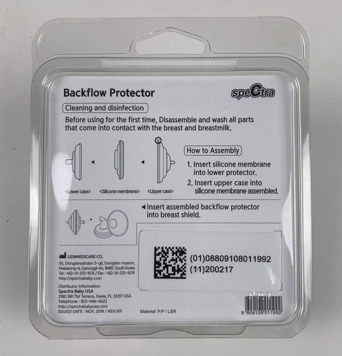 secondhand Spectra Baby Backflow Protector