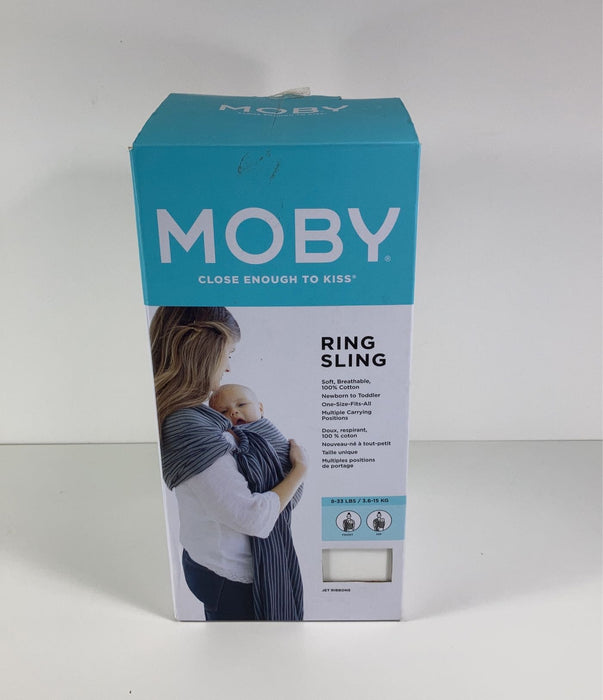 used Moby Ring Sling, Jet Ribbons