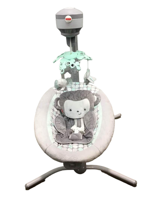 Fisher price sweet surroundings monkey cradle and swing sale