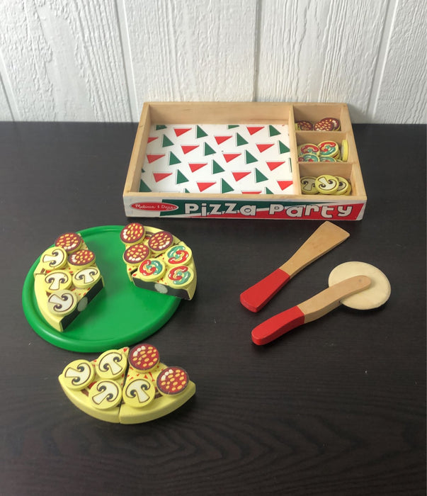 secondhand Melissa & Doug Pizza Party Play Set