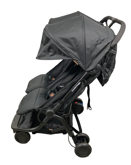 secondhand Mountain Buggy Nano Duo Stroller, 2022, Black