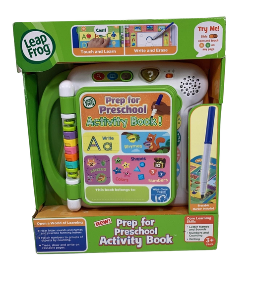 used Leap Frog Prep For Preschool Activity Book, Green