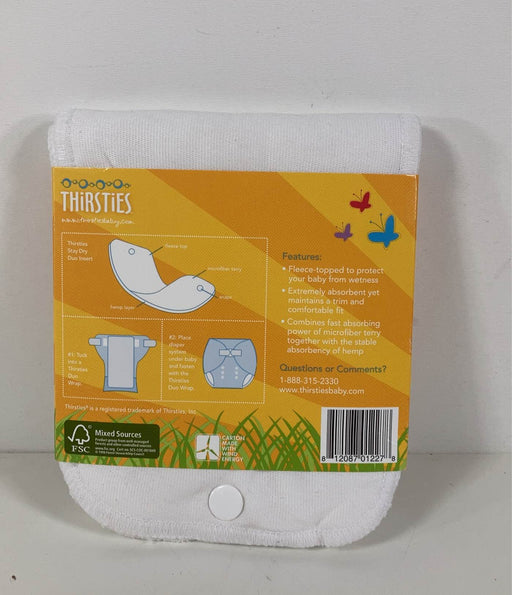 secondhand Thirsties Stay Dry Duo Inserts- 2 Pack, -Size One (6-18lbs)