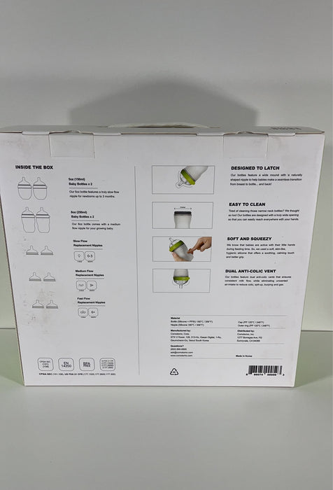 secondhand Comotomo Baby Bottle Bundle