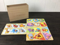 used BUNDLE Wooden Puzzles