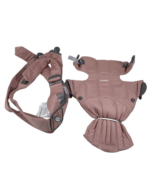 Shop BabyBjorn Baby Carrier Mini, Dusty Pink Woven at GoodBuy Gear