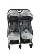 secondhand Mompush Lithe Double Stroller, 2021, Grey