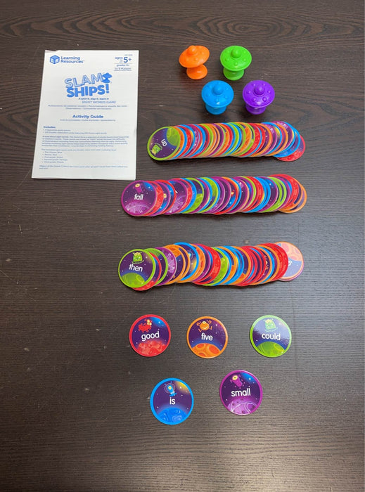 secondhand Learning Resources Slam Ships Sight Words Game