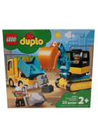 used LEGO duplo Town Truck & Tracked Excavator Set