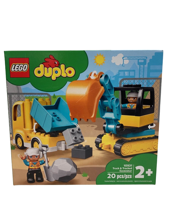 used LEGO duplo Town Truck & Tracked Excavator Set