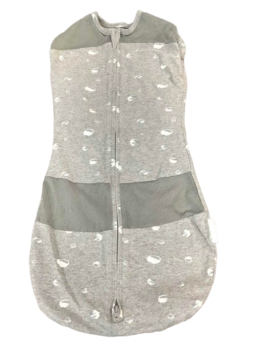 used Happiest Baby Sleepea Swaddle, Large, Graphite Gray Planets