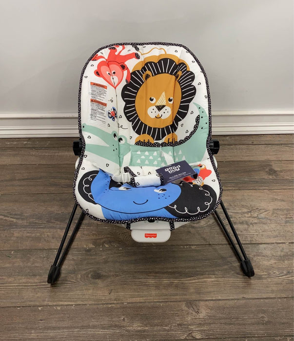 secondhand Fisher Price Baby Bouncer, Lion Around