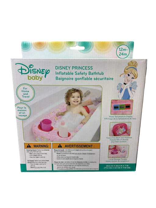 used Disney Baby Disney Princess Inflatable Safety Bathtub