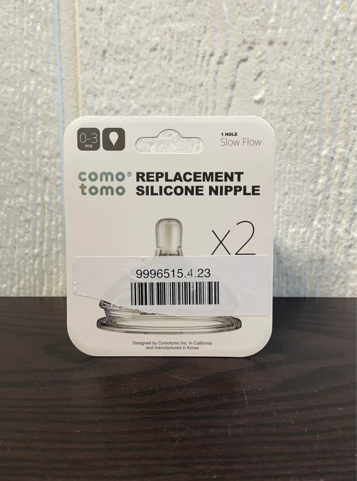 Shop Comotomo Replacement Nipple, 2pk, Slow Flow at GoodBuy Gear