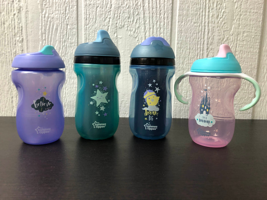 used BUNDLE Sippy Cups, Tommee Tippee
