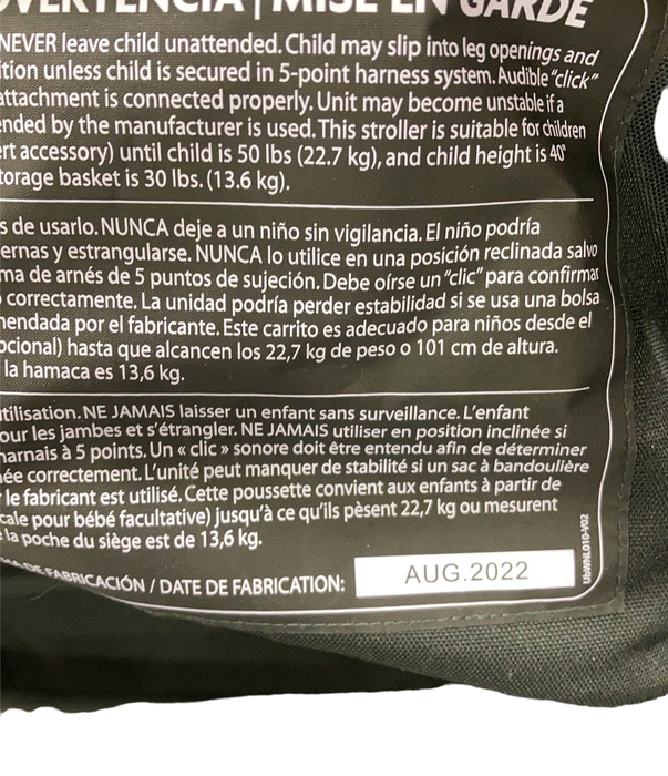 secondhand UPPAbaby VISTA V2 Stroller, 2022, Greyson (Charcoal Melange)