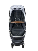 secondhand Mockingbird Single to Double Stroller, 2023, Silver with Penny Leather, Watercolor Drops, Black