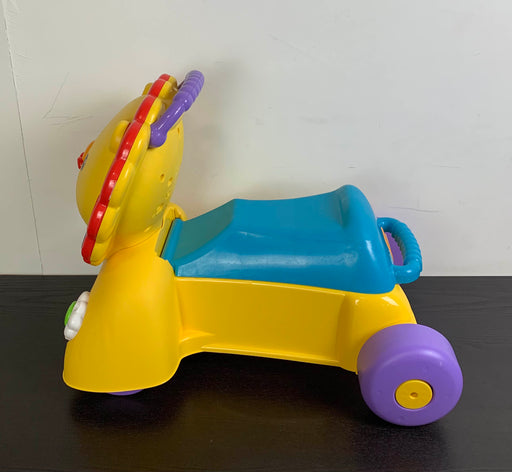 used Fisher Price 3-in-1 Sit, Stride, and Ride Lion Toy