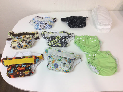 used BUNDLE Cloth Diapers