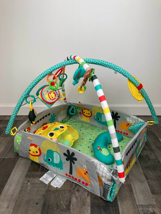 secondhand Bright Starts 5-in-1 Your Way Ball Play Activity Gym, Green