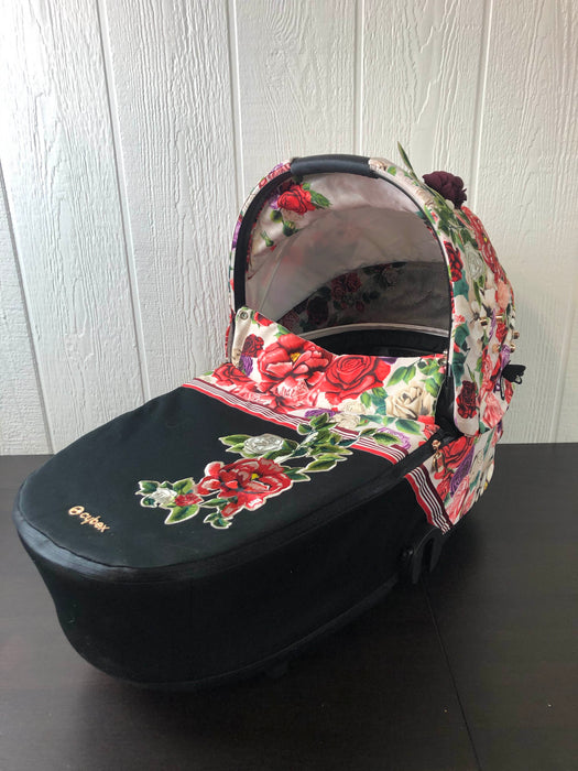 Shop Cybex MIOS LUX Carry Cot, Beige Spring Blossom at GoodBuy Gear