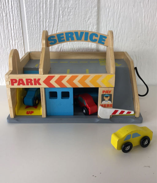 secondhand Melissa & Doug Service Station Parking Garage
