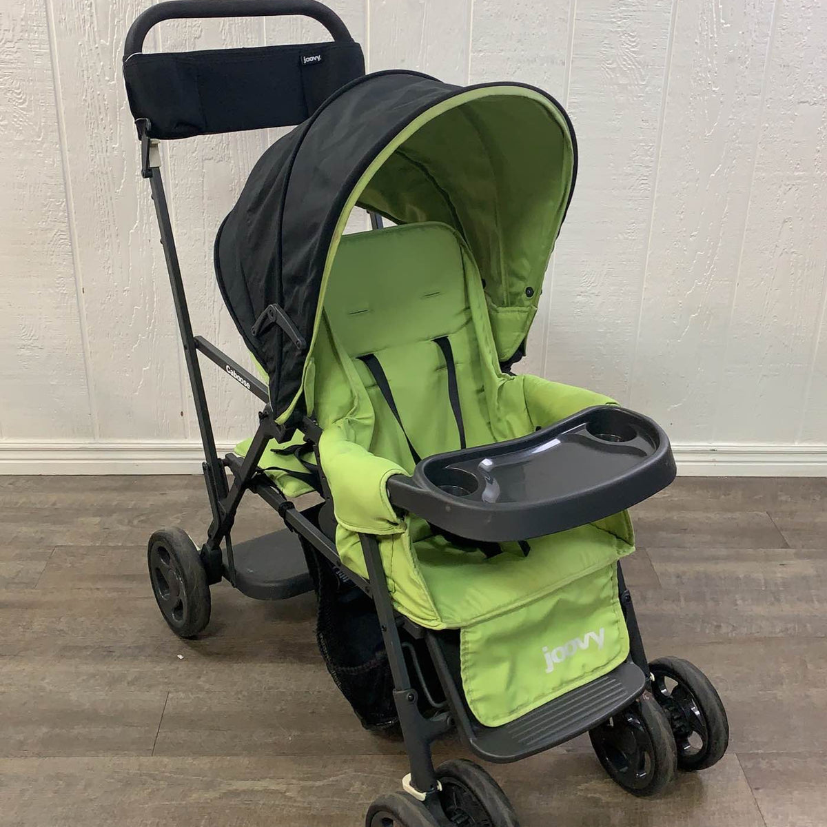 Joovy Caboose Sit And Stand Tandem Double Stroller, Apple Tree, 2016