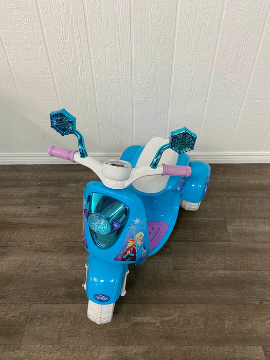 used Disney Pixar Frozen 3-Wheel Scooter Battery Powered Ride-On